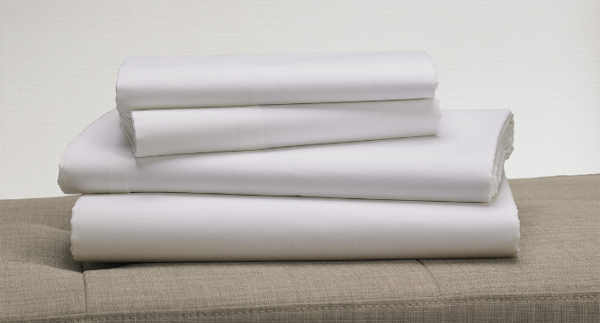 Linens stacked on top of each other