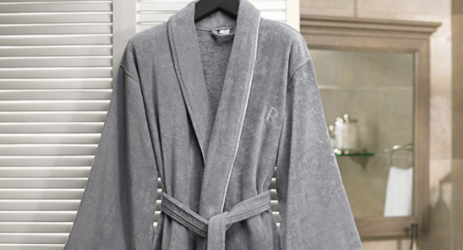 Grey Terry Robe