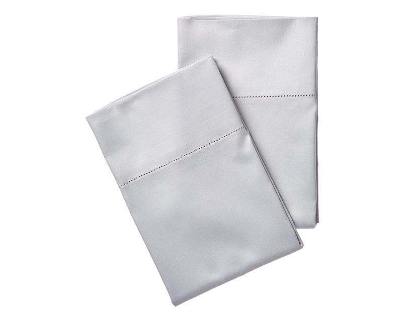 Grey Hemstitch Sheet Set