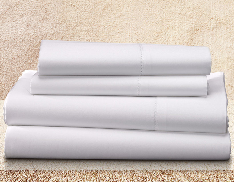 White Hemstitch Sheet Set product