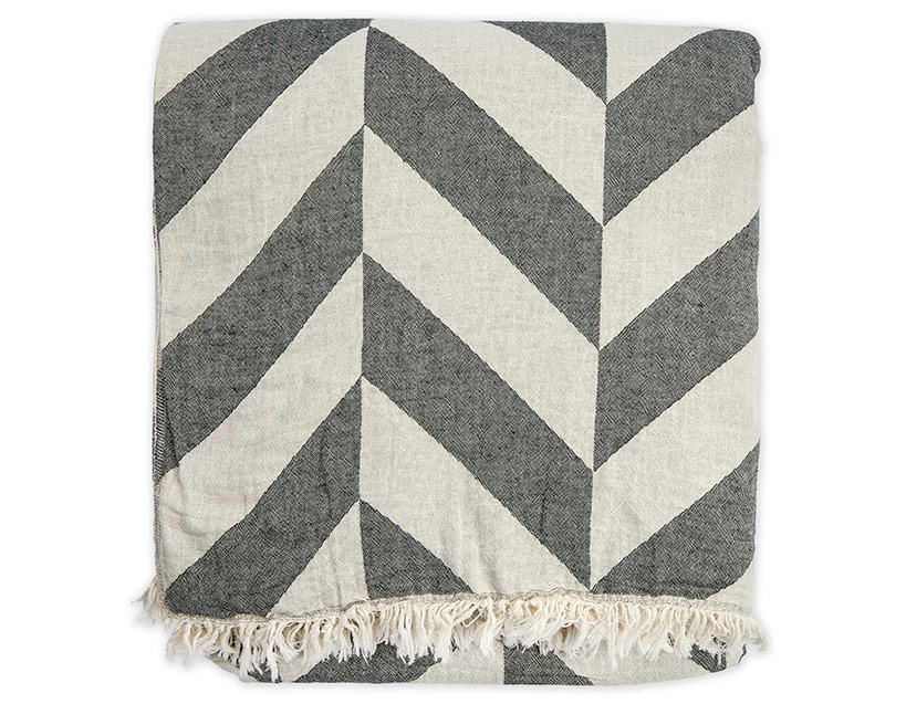 Chevron Fleece Throw