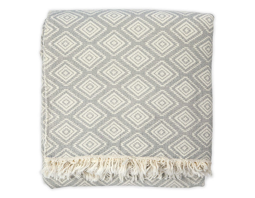 Diamond Fleece Throw