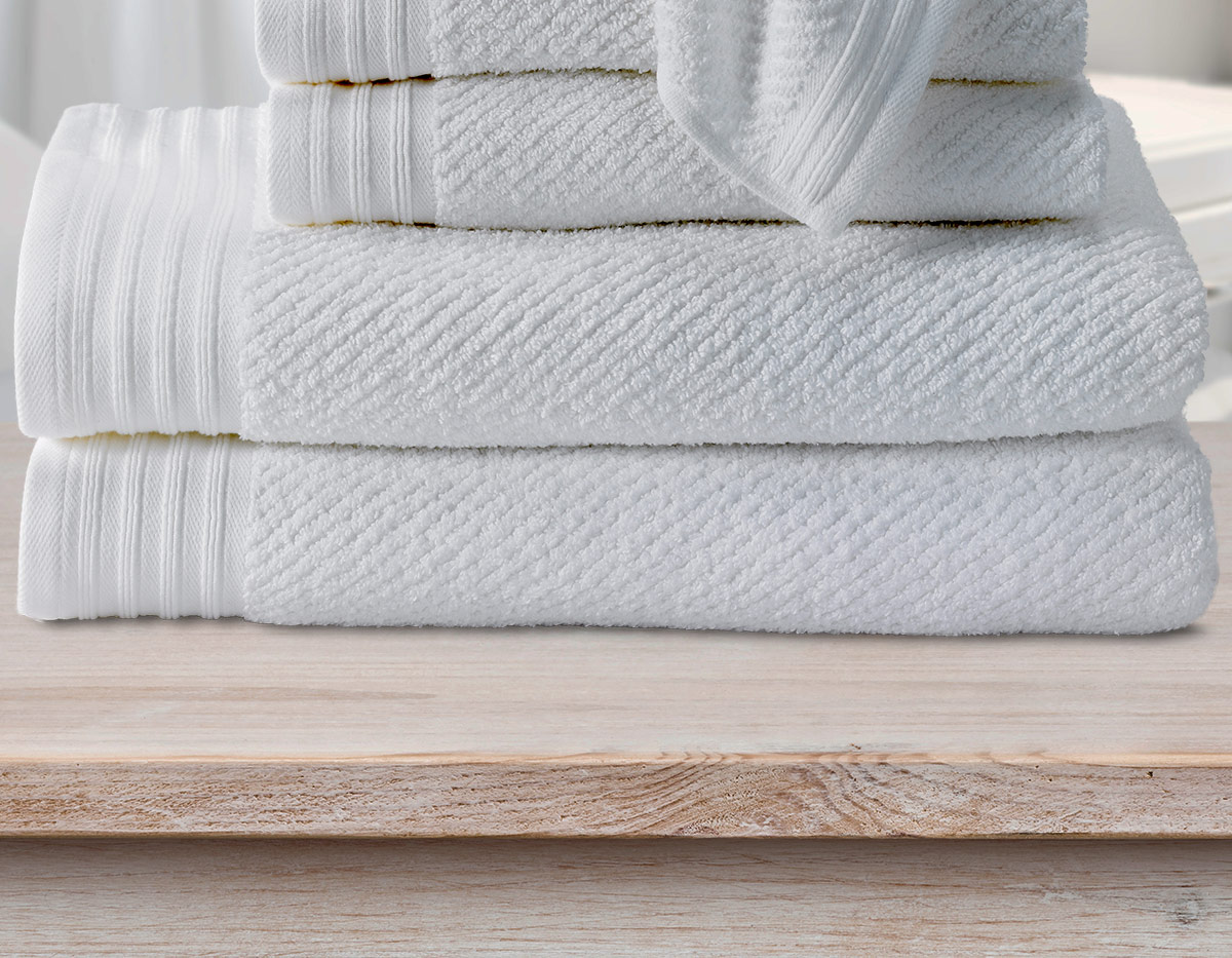 Euro Hotel Towel Collection, 100% Cotton