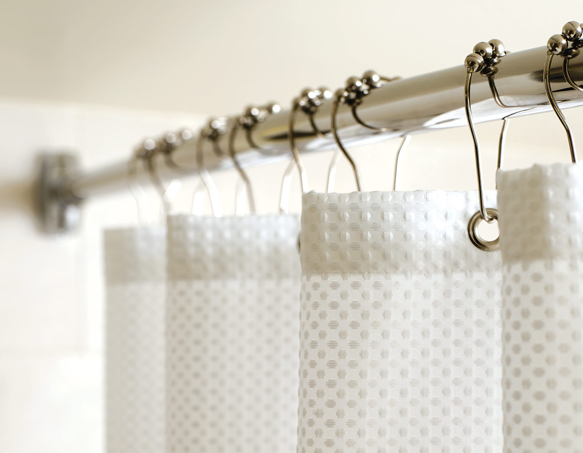 How to Make an Easy Shower Curtain from a Sheet | Sunny Side Design